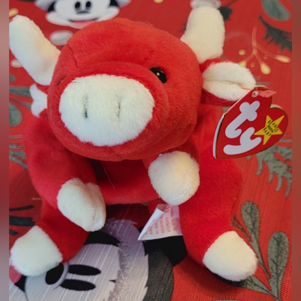 Beanie Babies - Snort The Red Bull